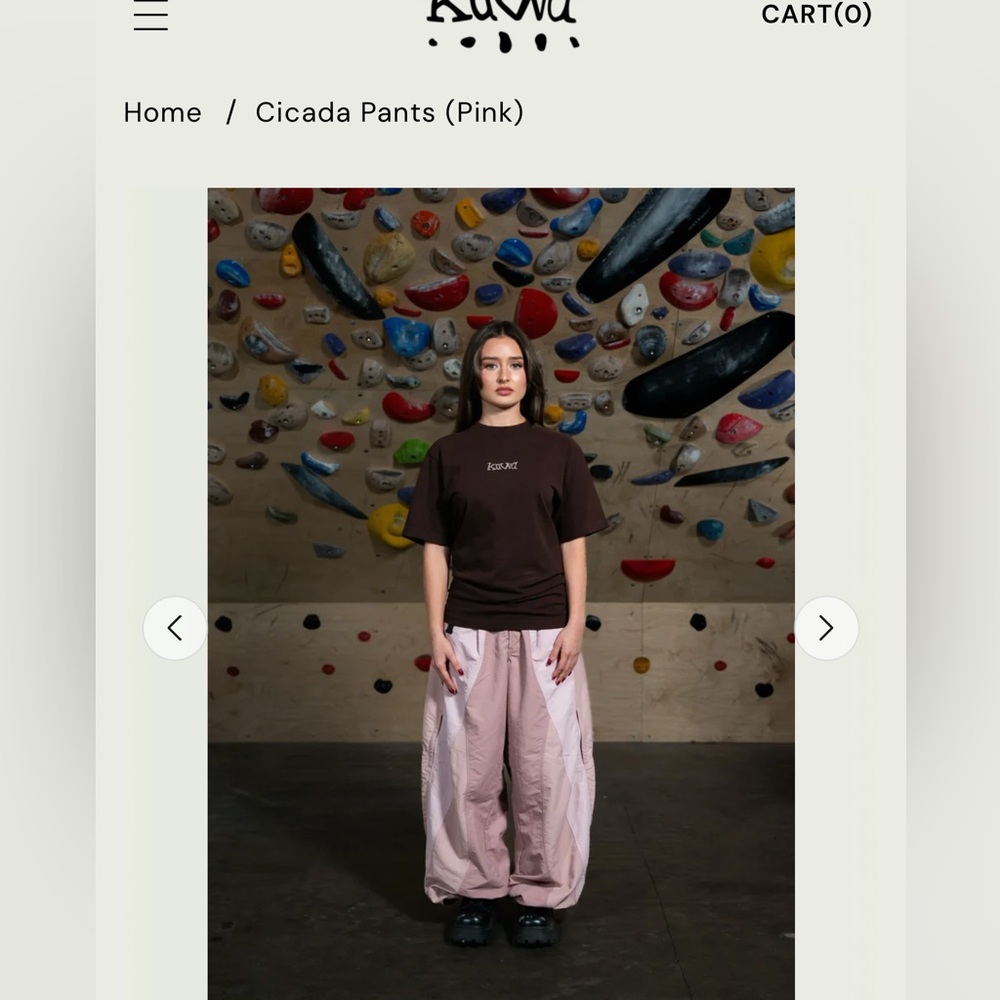 Pink Cicada Pants